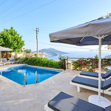 Luxus Villa Skyla Mit 5 Schlafzimmern & Meer-Blick Kaş Extérieur photo