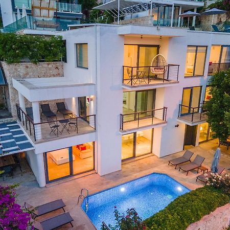 Luxus Villa Skyla Mit 5 Schlafzimmern & Meer-Blick Kaş Extérieur photo