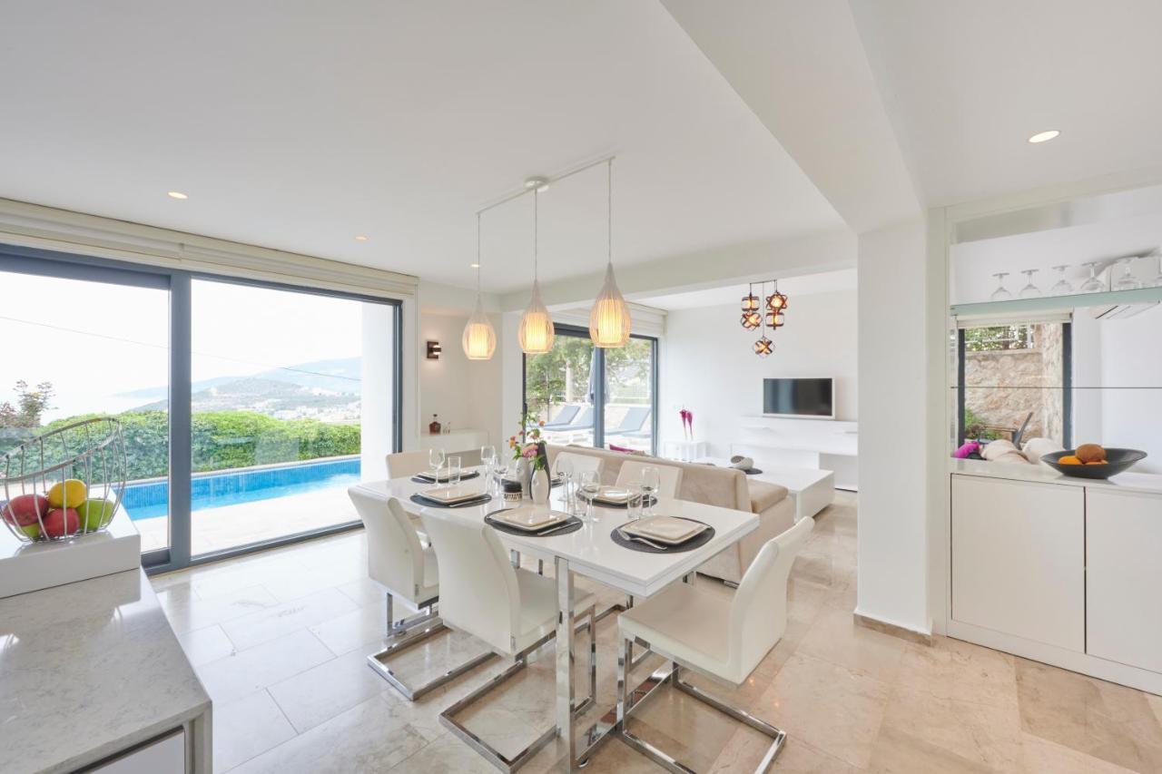 Luxus Villa Skyla Mit 5 Schlafzimmern & Meer-Blick Kaş Extérieur photo