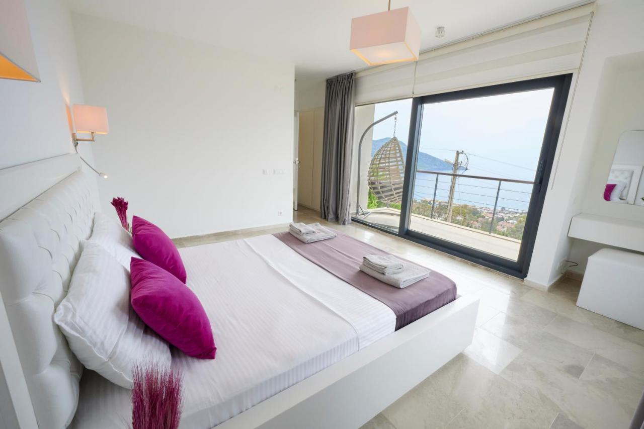 Luxus Villa Skyla Mit 5 Schlafzimmern & Meer-Blick Kaş Extérieur photo