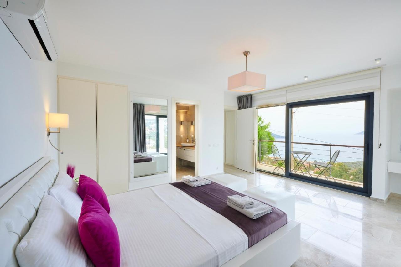 Luxus Villa Skyla Mit 5 Schlafzimmern & Meer-Blick Kaş Extérieur photo