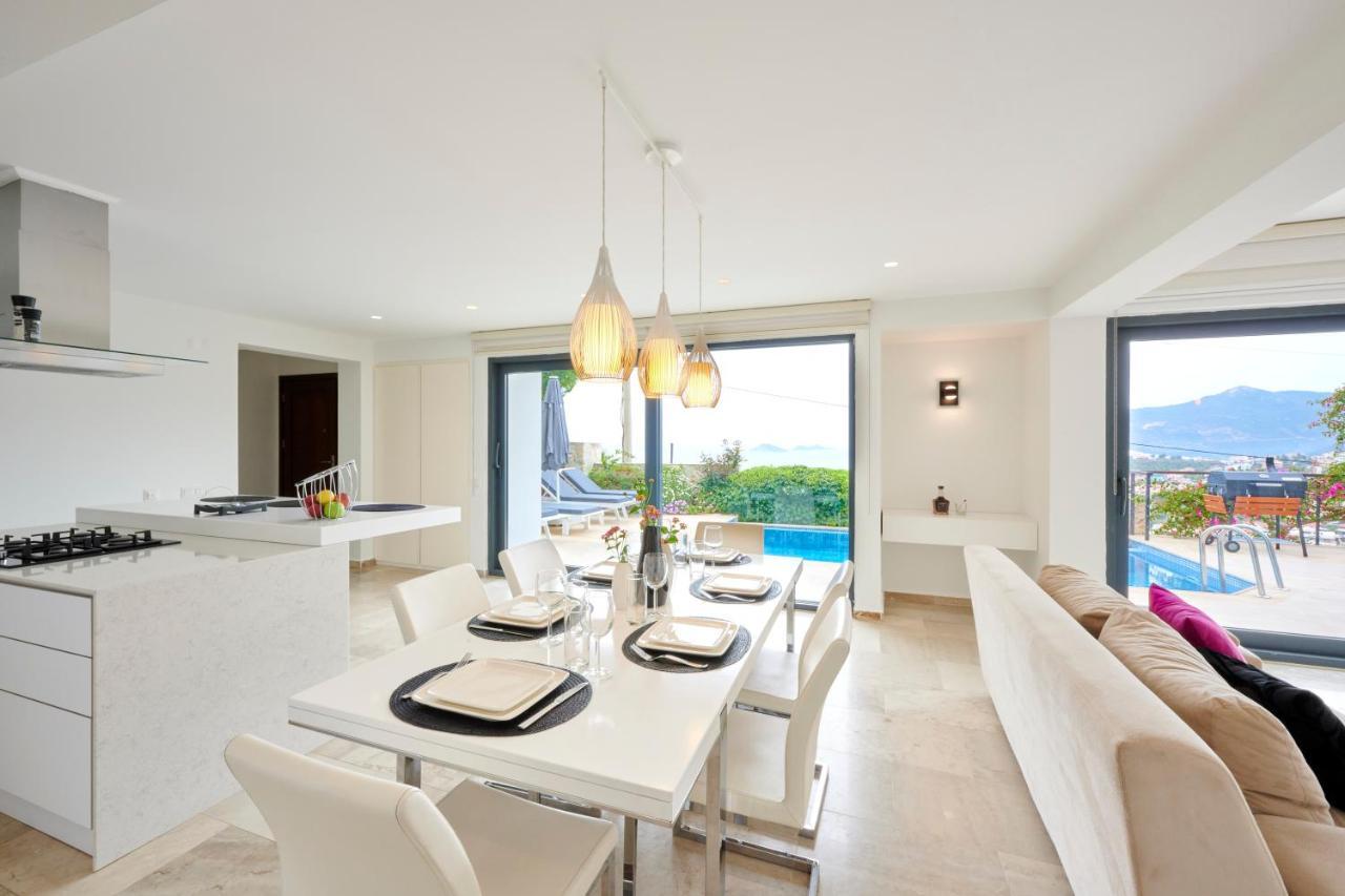 Luxus Villa Skyla Mit 5 Schlafzimmern & Meer-Blick Kaş Extérieur photo