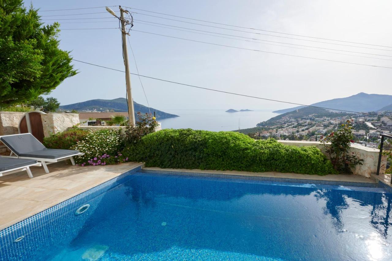 Luxus Villa Skyla Mit 5 Schlafzimmern & Meer-Blick Kaş Extérieur photo