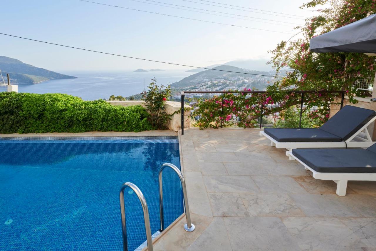 Luxus Villa Skyla Mit 5 Schlafzimmern & Meer-Blick Kaş Extérieur photo
